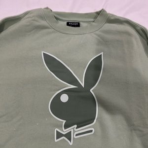 🤍 playboy oversized crewneck